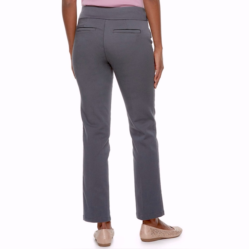 New Croft & Barrow Straight Effortless Stretch Pant Size 12 Pull On casual pants